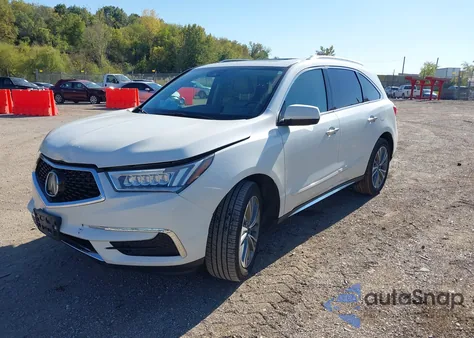 2017 Acura Mdx Technology Package из США, поврежденный, VIN 5FRYD4H55HB030122